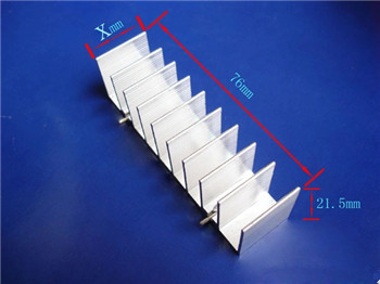 76mm Width Heatsink